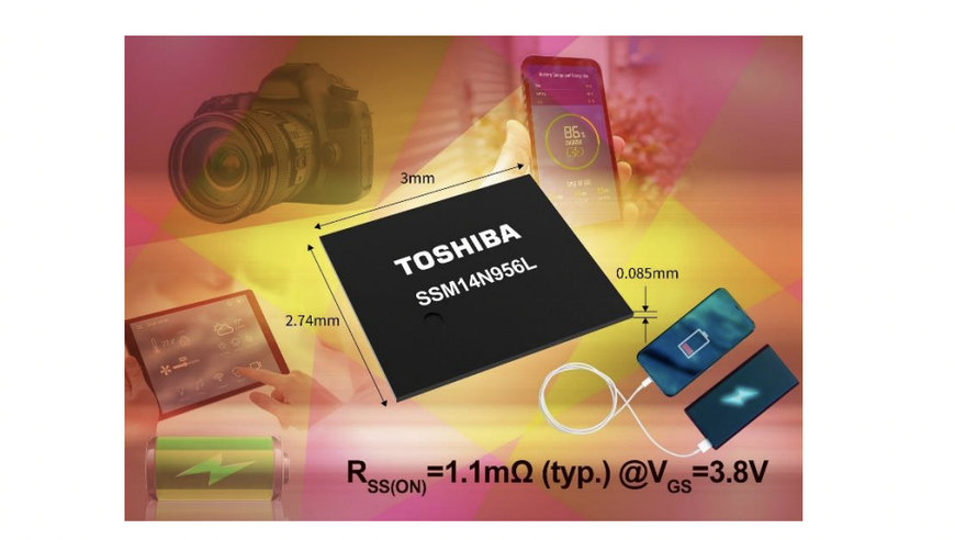 Toshiba launches tiny common-drain N-channel MOSFET